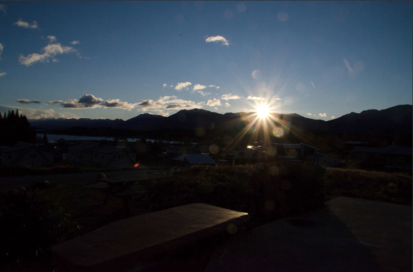 年間を通じたニュージーランドの日の出と日没の時間